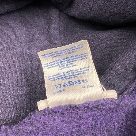 Golden Nugget Casino Mens Navy Cotton Blend Fringe Embroidered Logo Hoodie Sz M - Picture 7 of 11